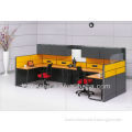 618 Office Fuiniture Workstation low steel Partition green material customized factory price 2 seaters workstation cubicle